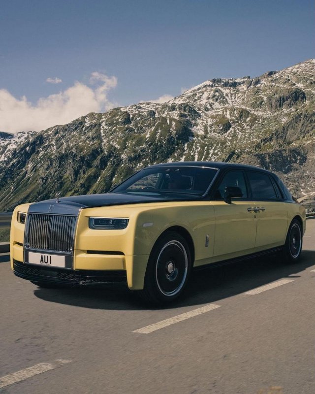 Rolls-Royce представил Phantom Goldfinger, созданный к 60-летию фильма о Джеймсе Бонде